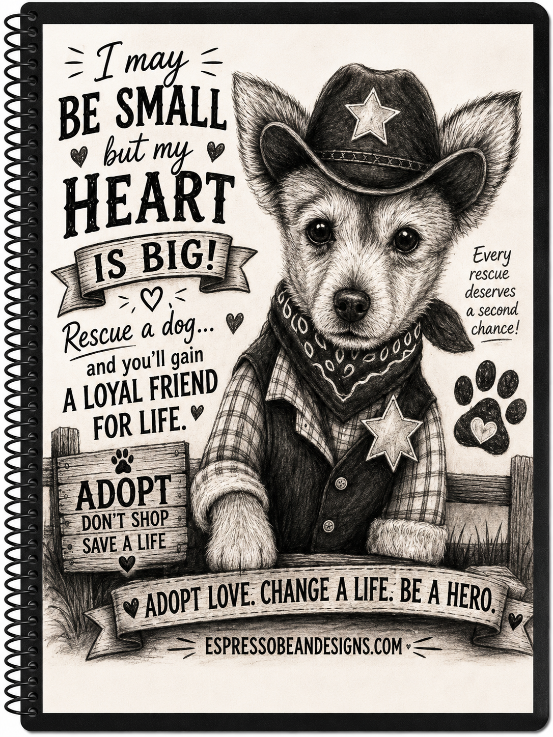 Gabe – 5” x 7” Spiral Notebook