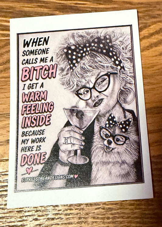 Confidence, coffee, and a little harmless sarcasm.