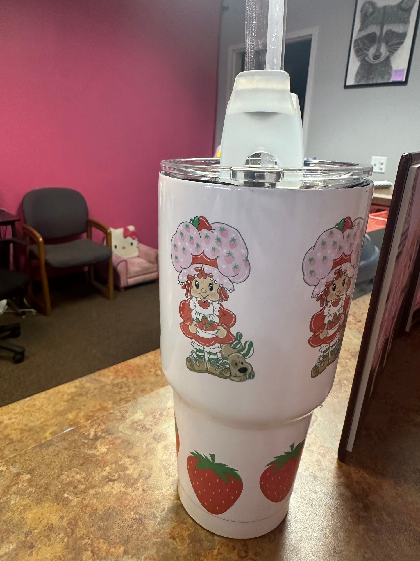 30 ounce strawberry shortcake tumbler