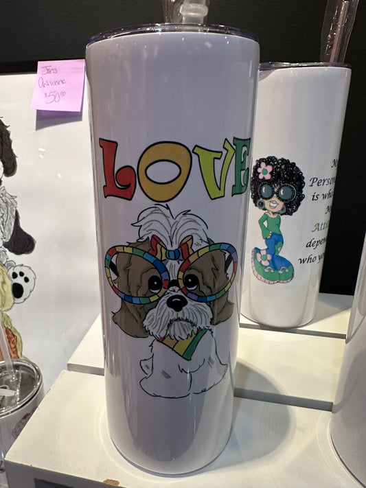 20 ounce love Shizu tumbler